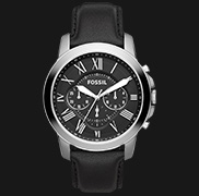 Fossil Grant FS4812 Chronograph Black 