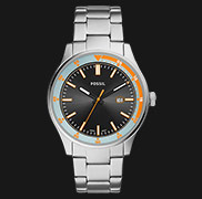 Fossil FS5534 Belmar Mens Black Dial 